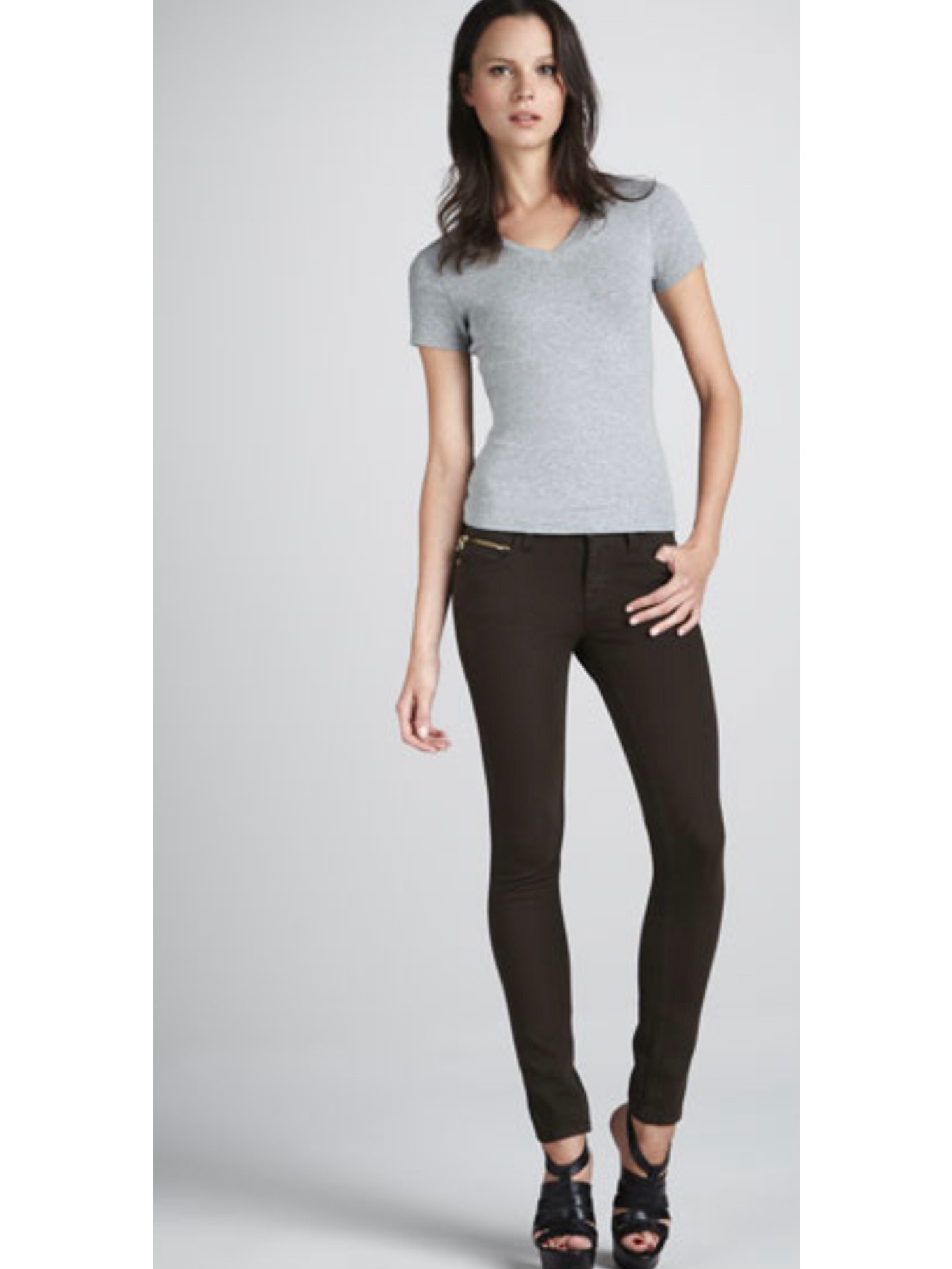 Dl1961 Amanda Zipper Detail Skinny Moto Jeans 28